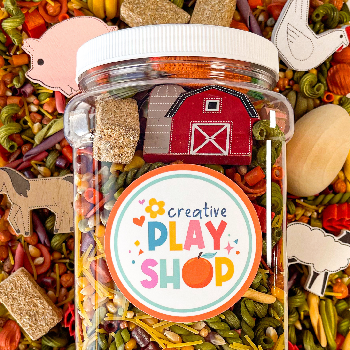 Farm Pour and Play Jar