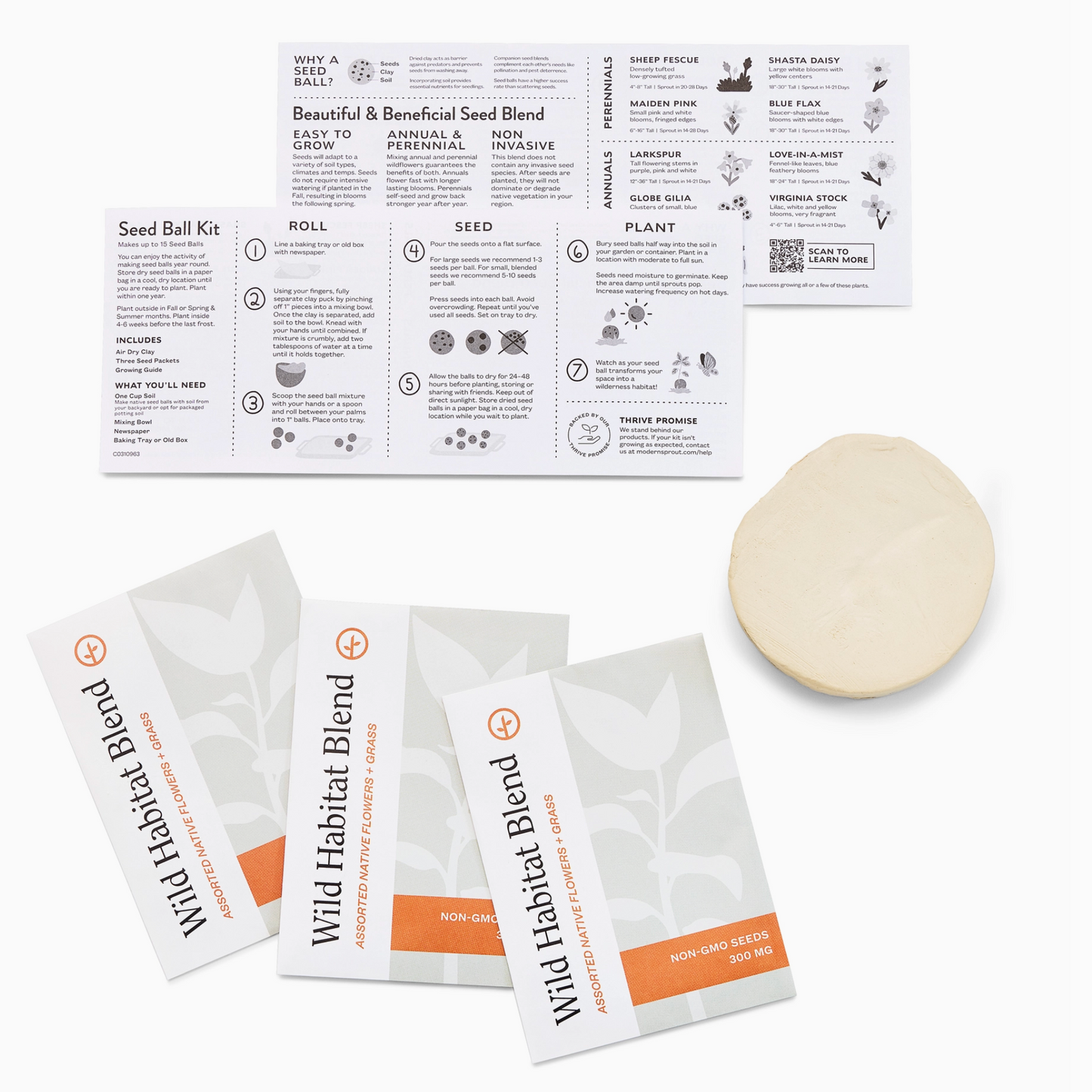 Diy Seed Ball Kit (Pizza Garden)