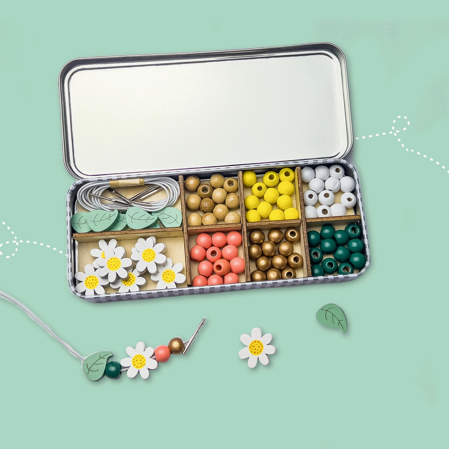 Daisy Bracelet Bead Kit