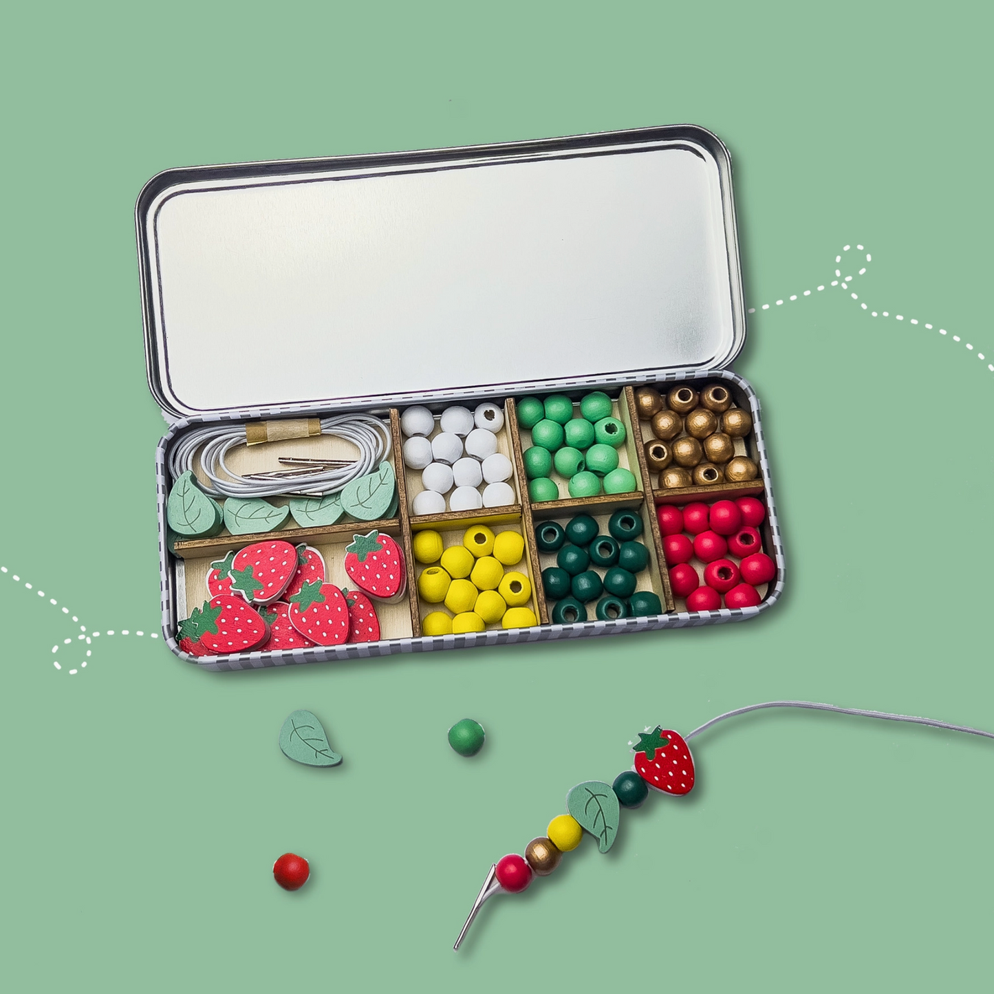 Strawberry Bracelet Bead Kit