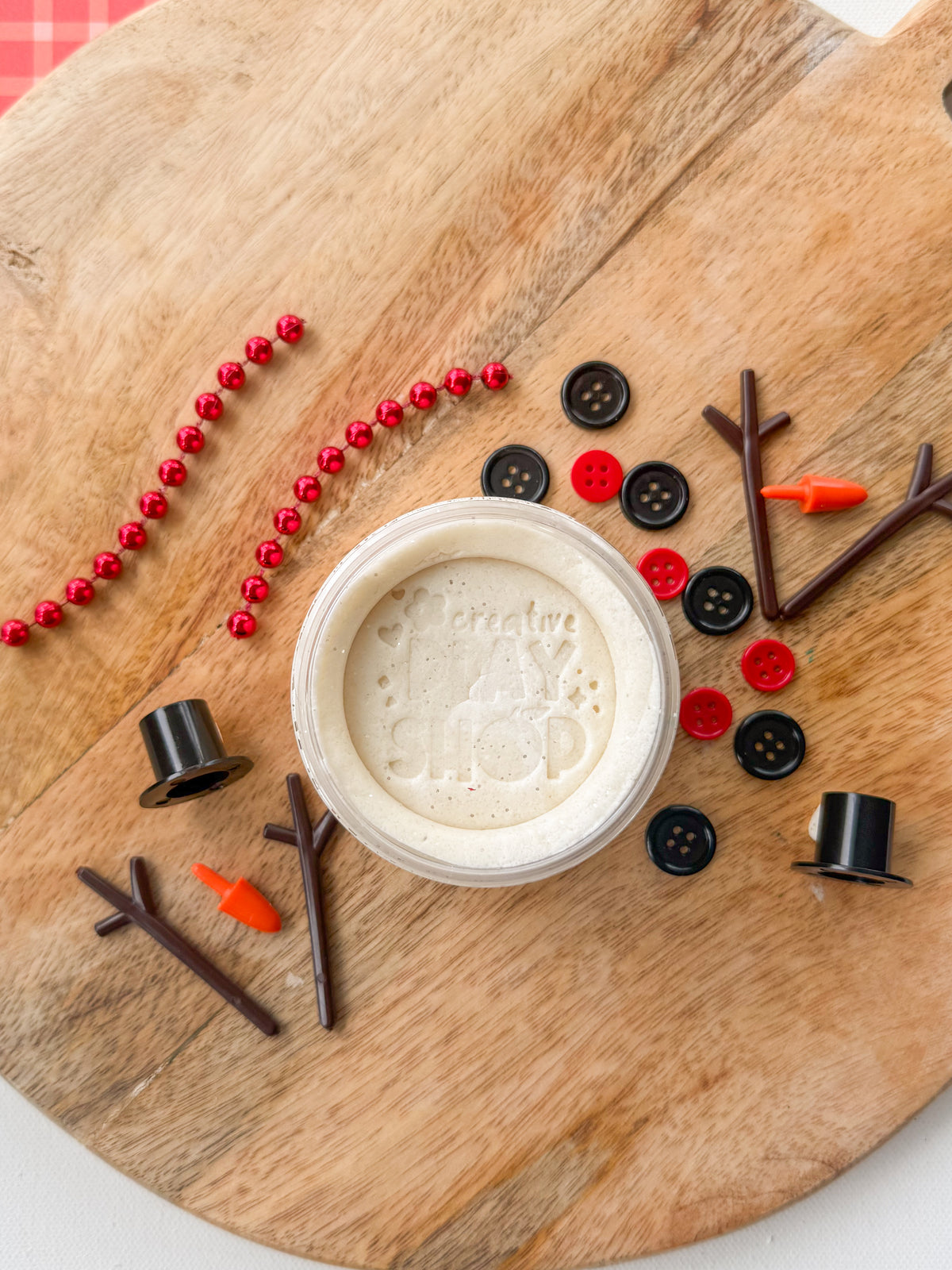 Snowman Playdough Pail (PRE-ORDER)
