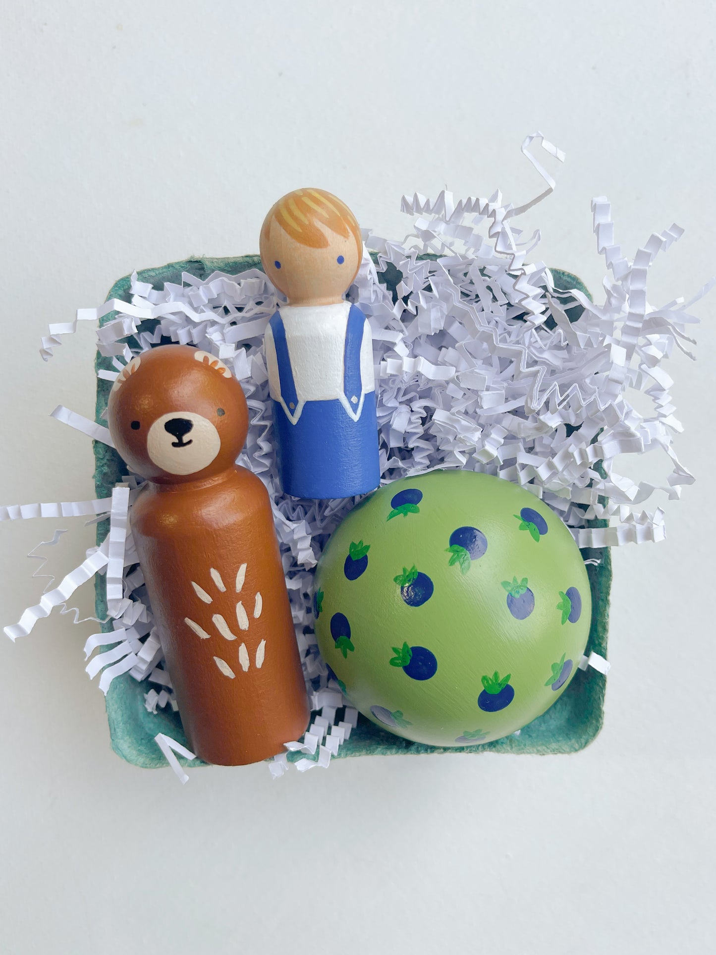 Blueberries For Sal Peg Set (Ready to Ship)