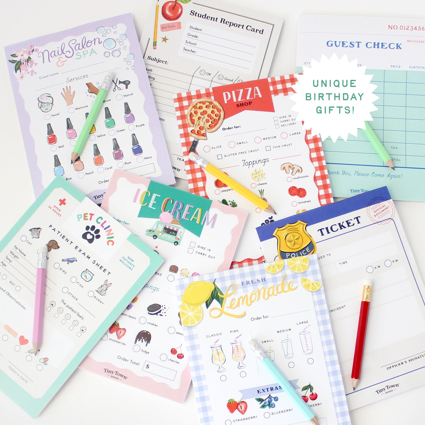 Tiny Town™ Play Notepad - Nail Salon & Spa