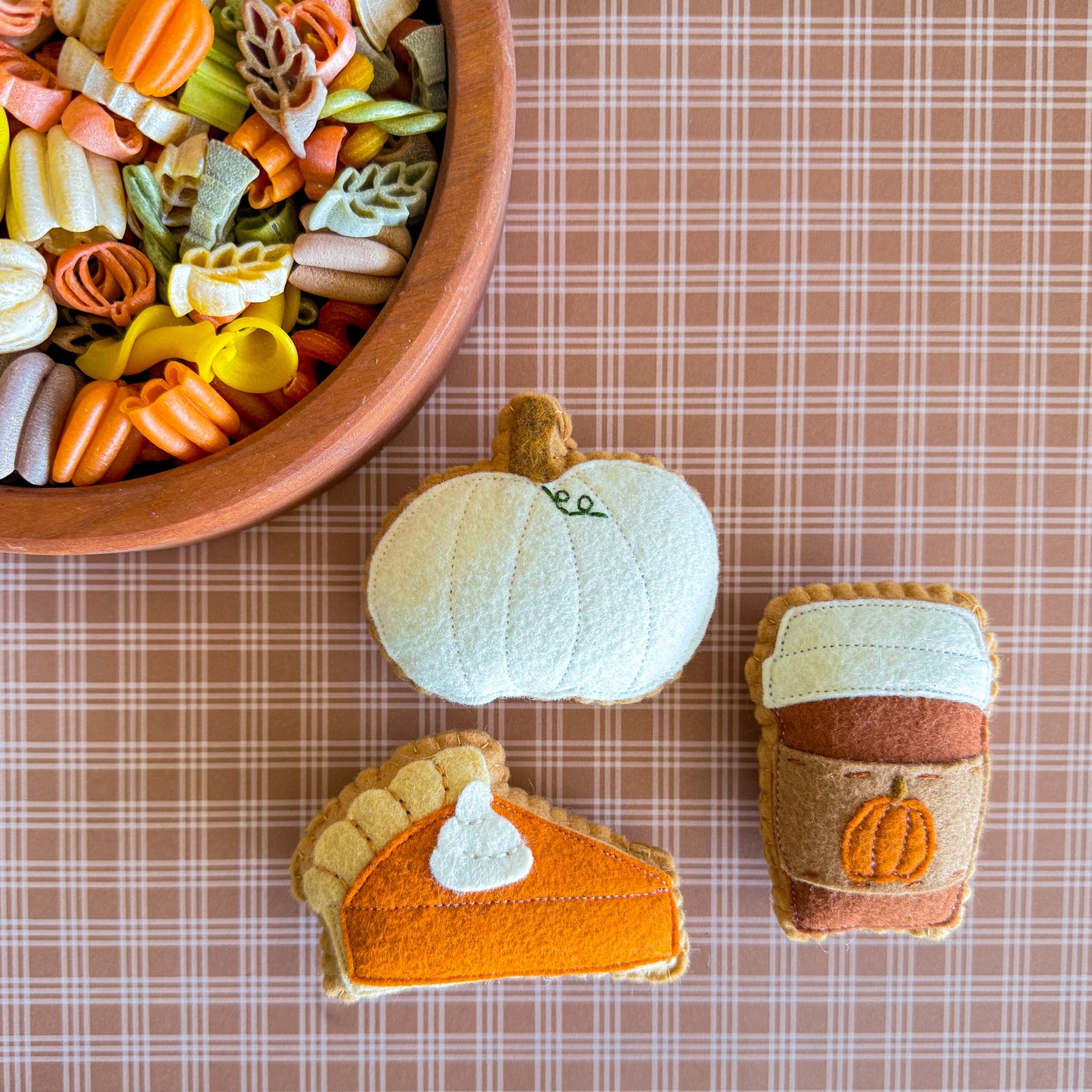 Pumpkin Spice Felt Play Set