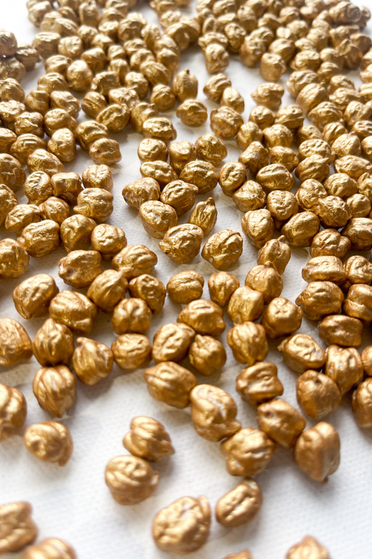 Metallic Gold Chickpeas