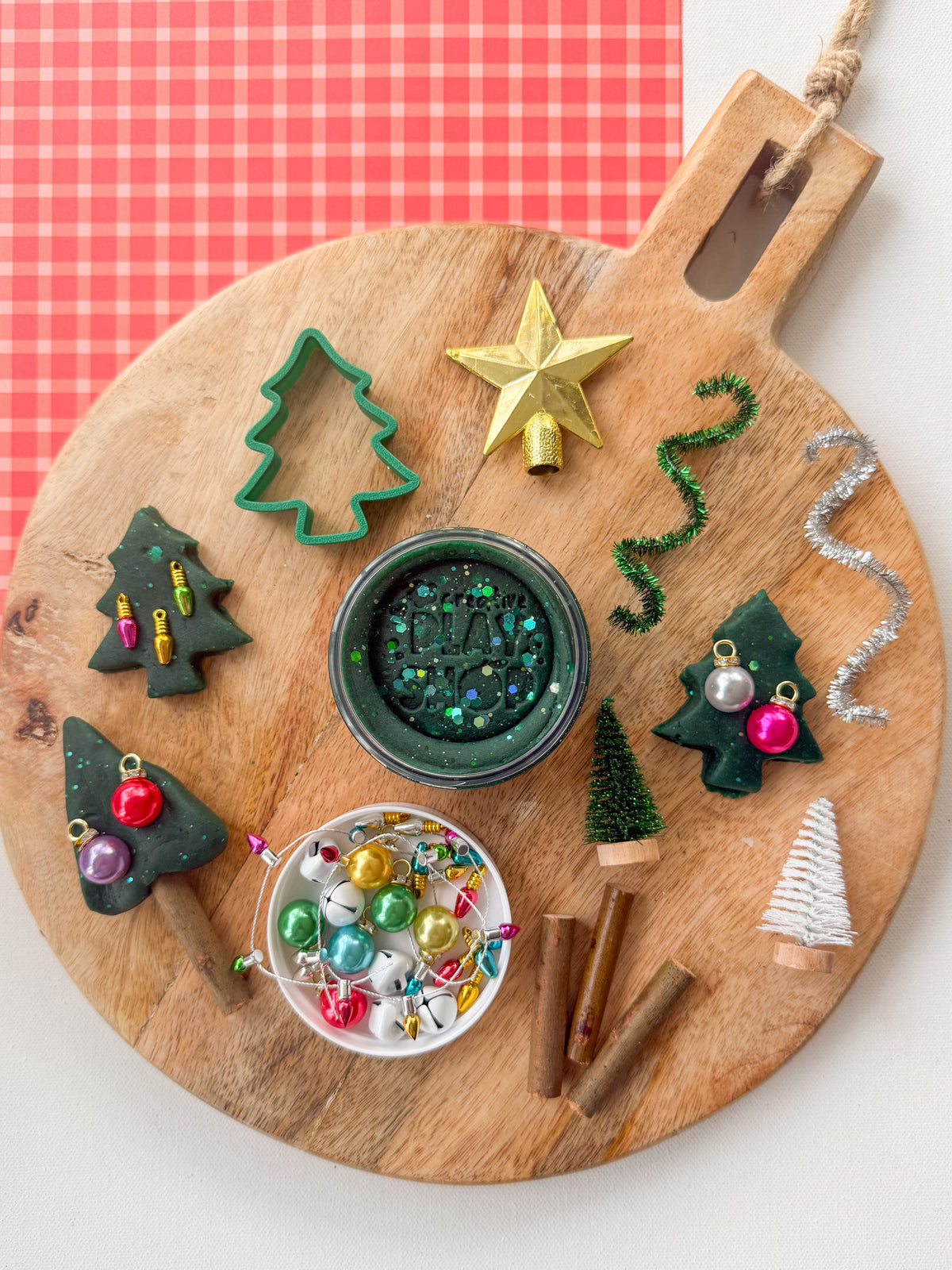 Christmas Tree Playdough Pail (PRE-ORDER)