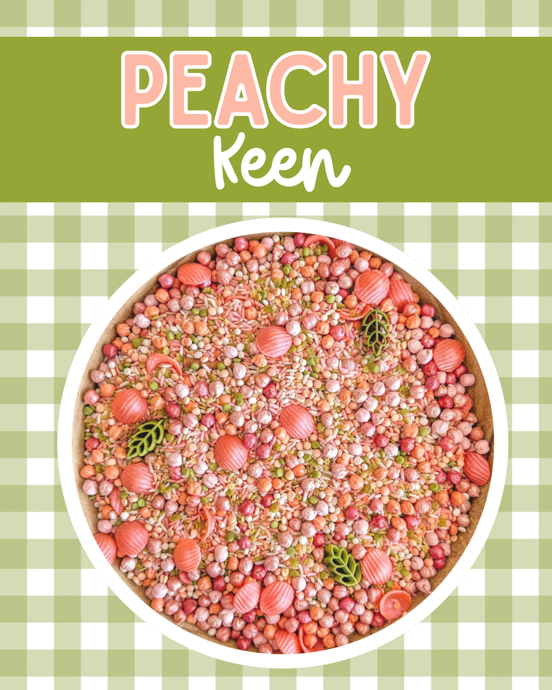 Peachy Keen Sensory Mix