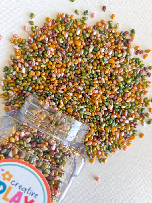Fall fun Fetti Sensory Mix