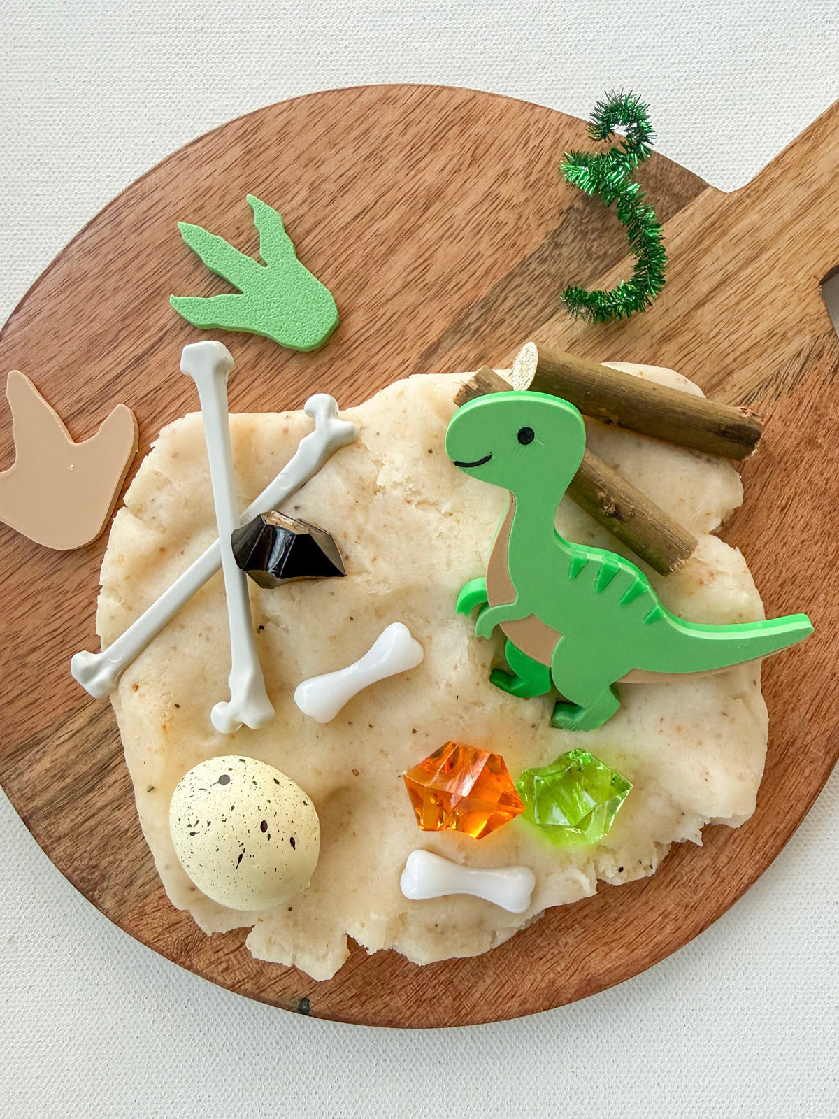 Dinosaur Playdough Jar