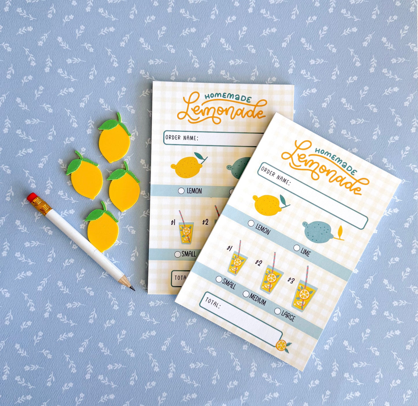 Lemonade Stand Notepad Set