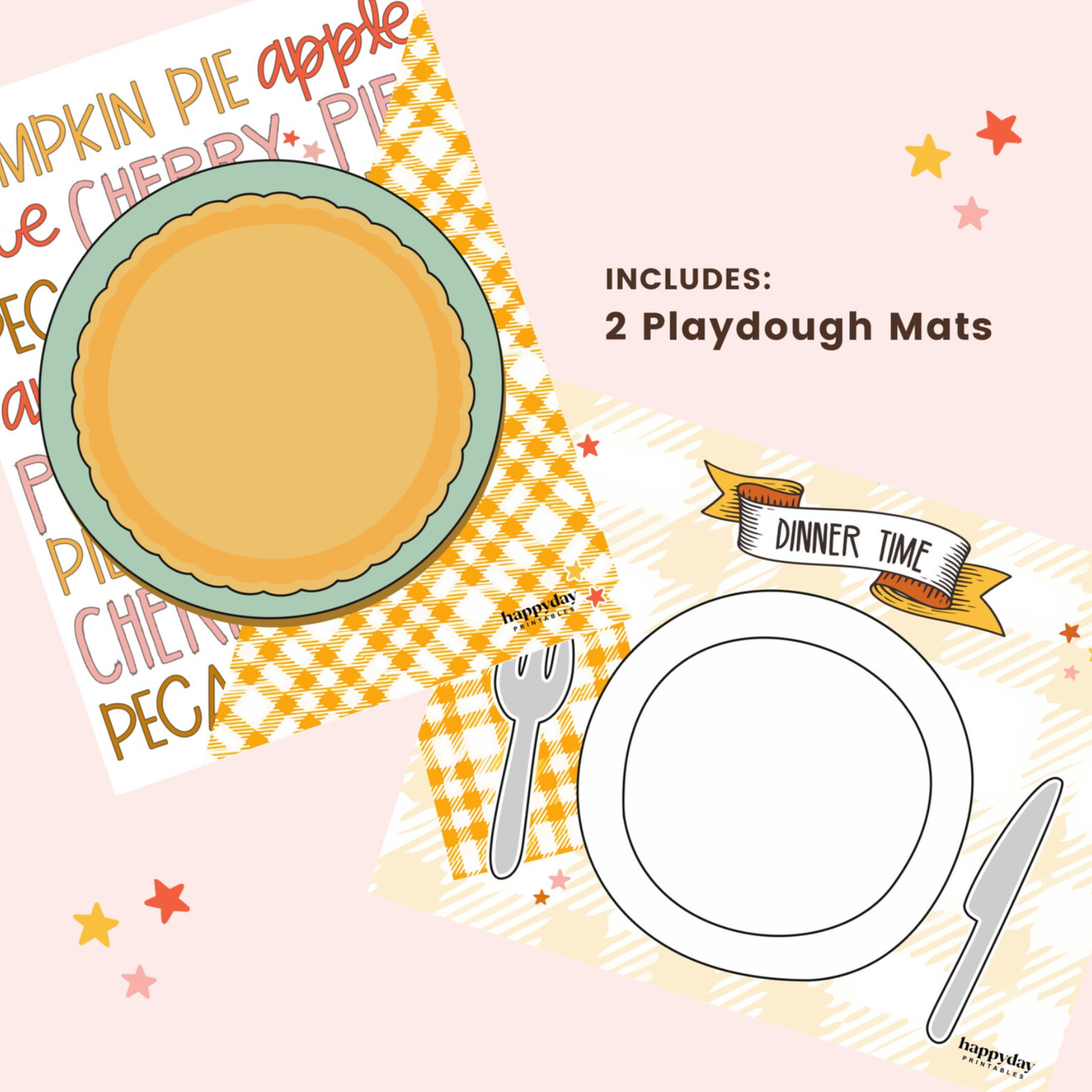 Pretend Play Pie Shop Printable