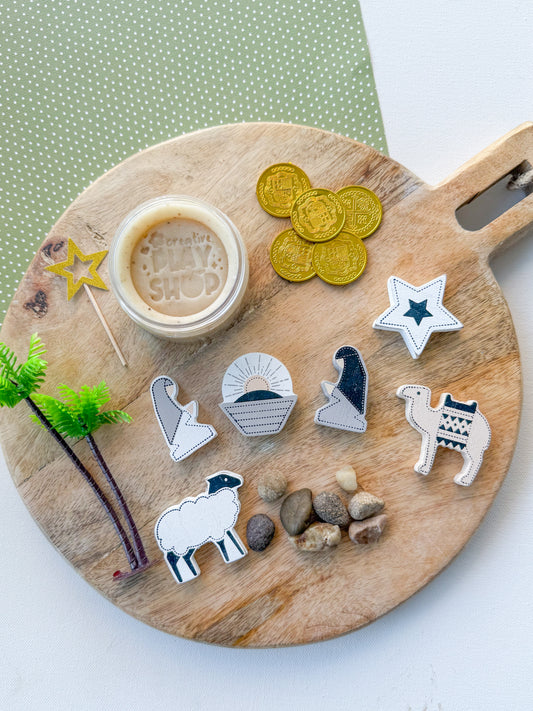 Nativity Playdough Pail (PRE-ORDER)