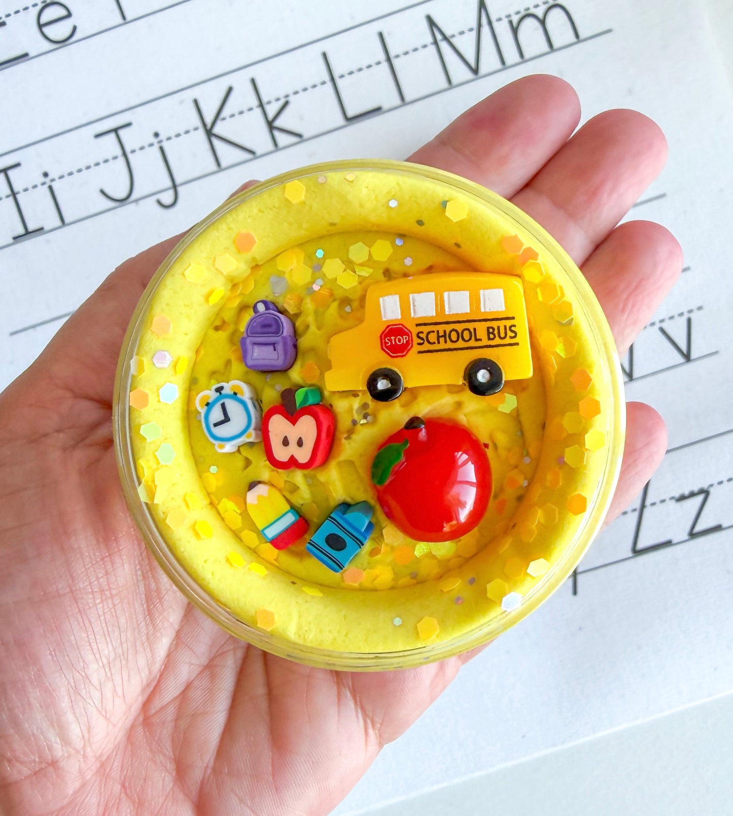 Back to School Playdough Jar