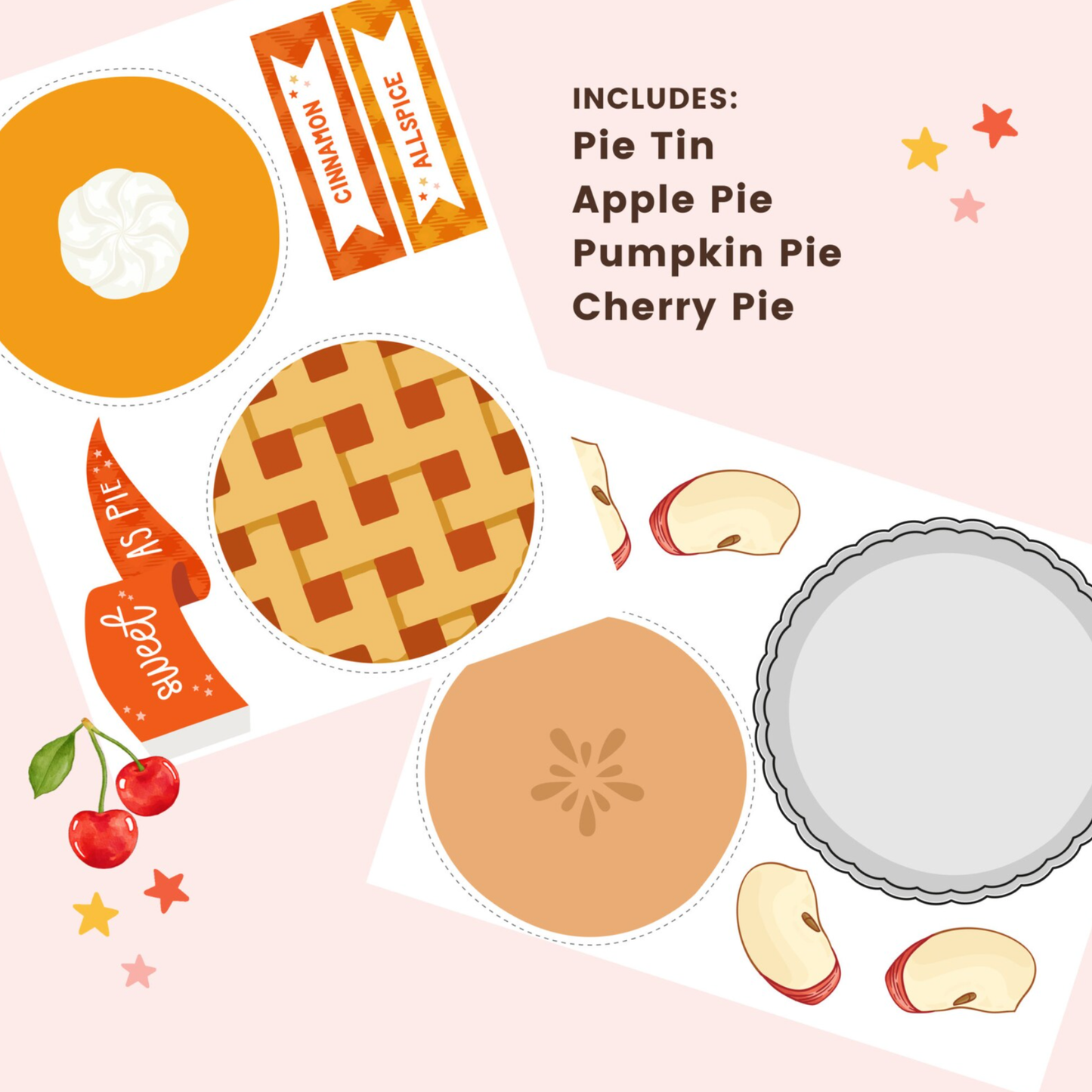 Pretend Play Pie Shop Printable