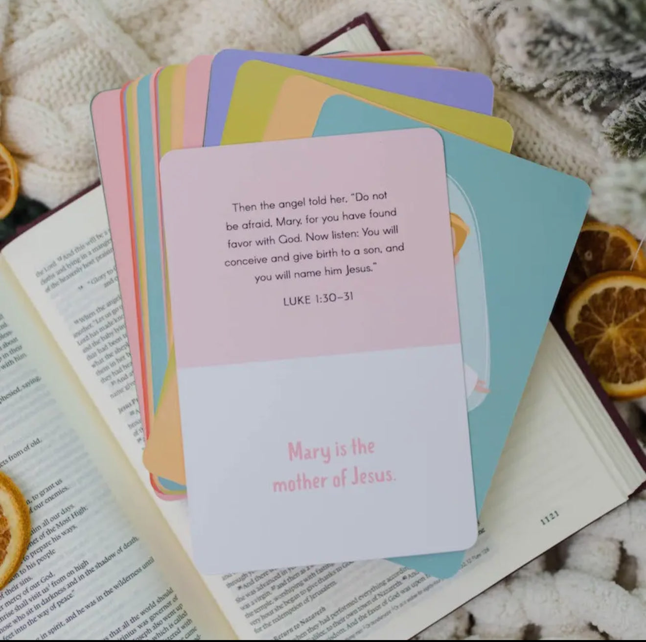 Advent Cards For Little Hearts (Flashcards)