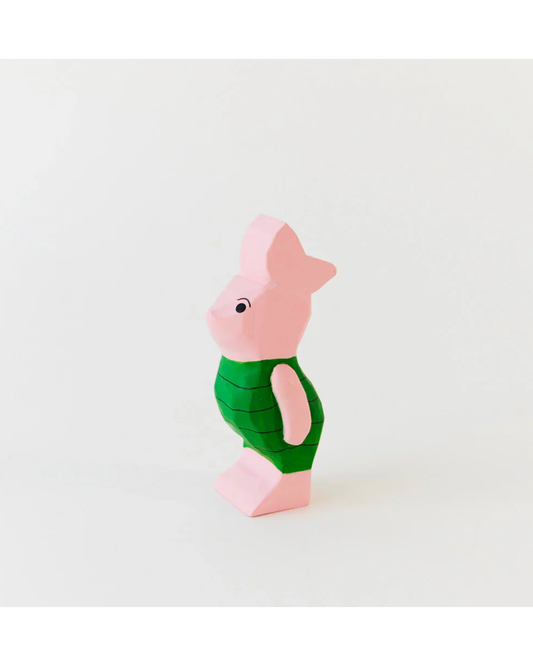 Piglet Wooden Figure