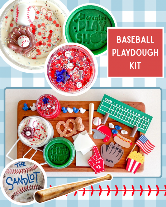 Baseball Playdough Kit