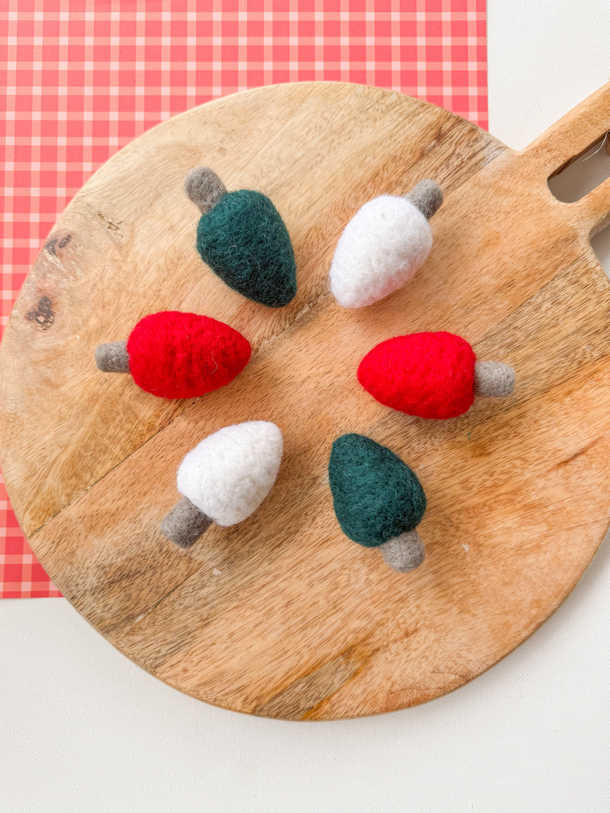 Felt Christmas Lights