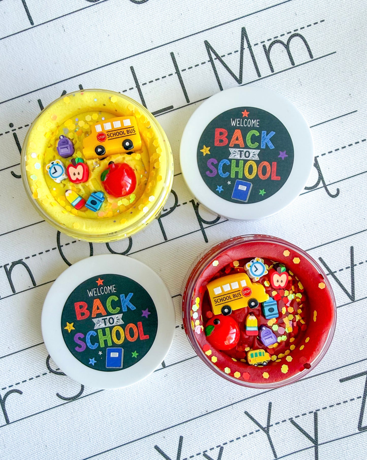Back to School Playdough Jar
