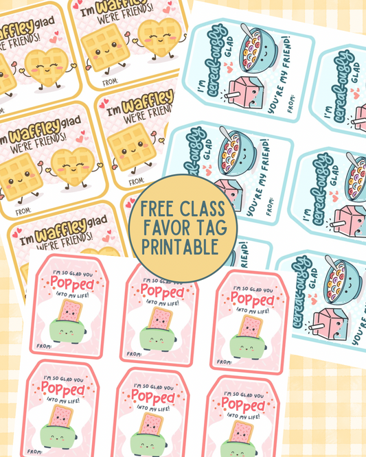 Class Favor Printables