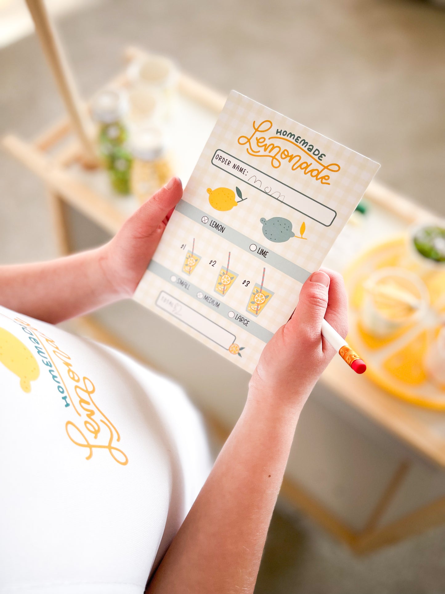 Lemonade Stand Notepad Set