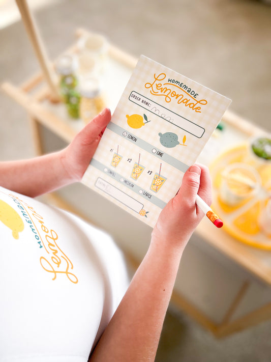 Lemonade Stand Notepad Set