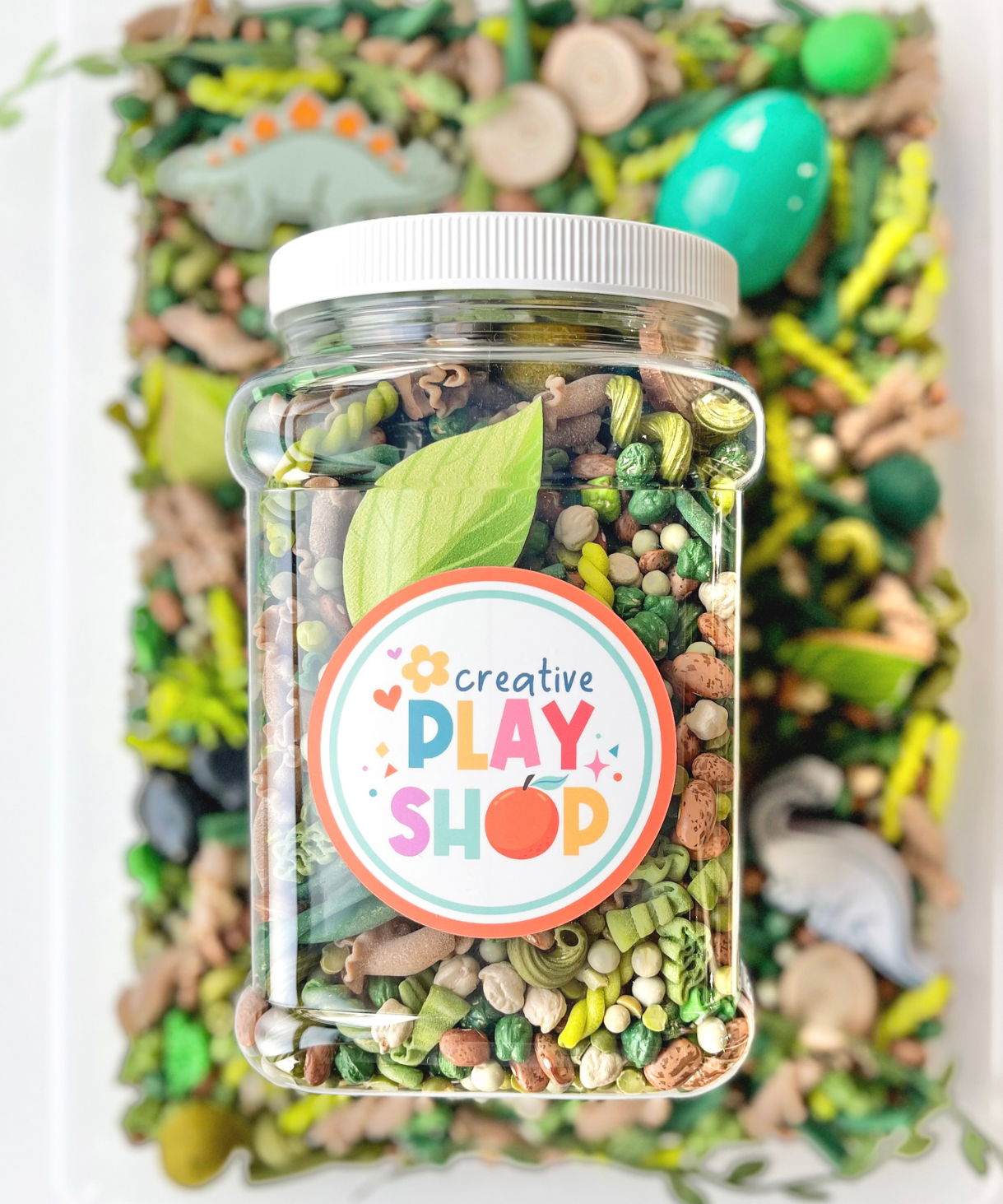 Dino Pour and Play Jar