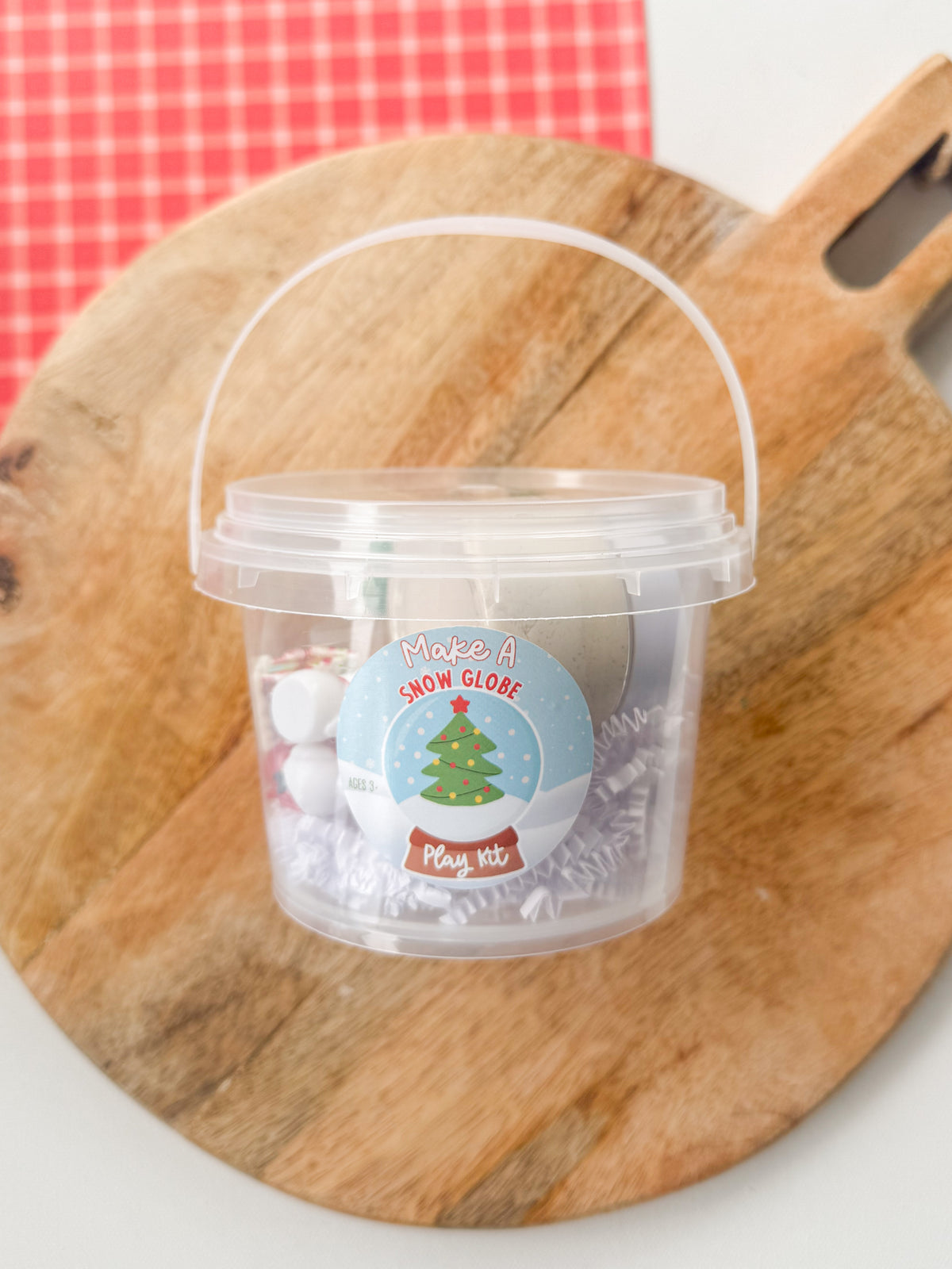 Snowglobe Playdough Pail (PRE-ORDER)