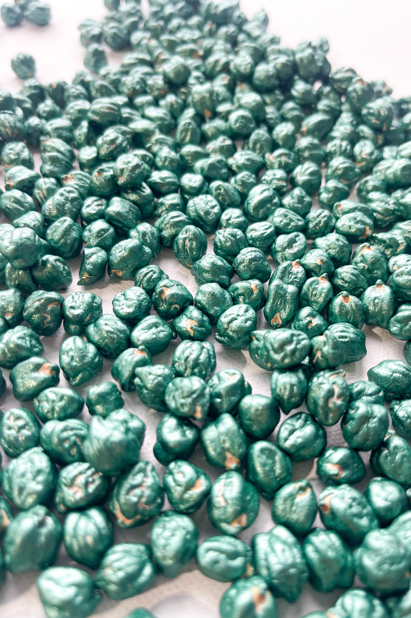 Metallic Green Chickpeas