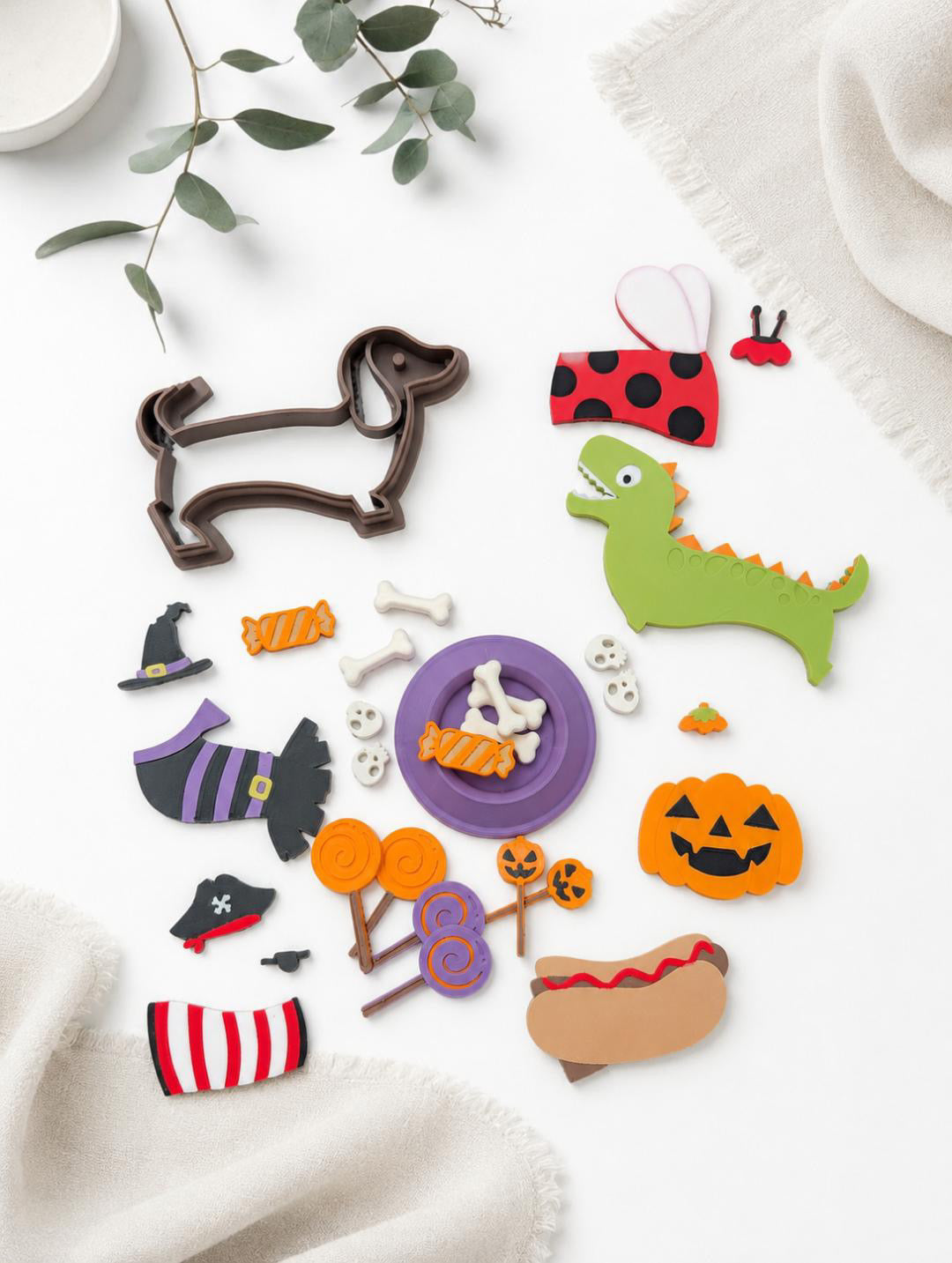 Dress Up Pup Halloween Playdough Kit