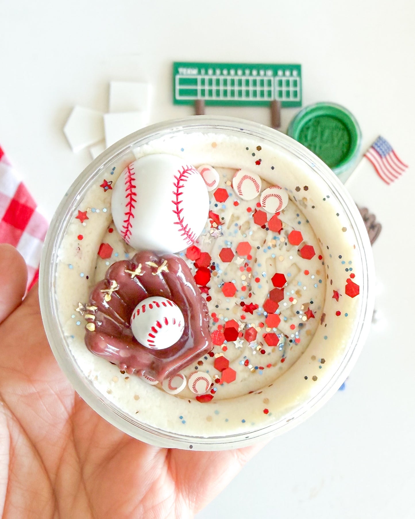 Baseball Playdough Kit