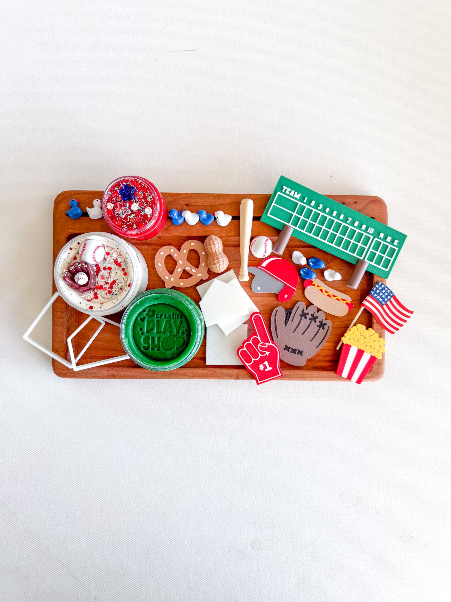 Baseball Playdough Kit