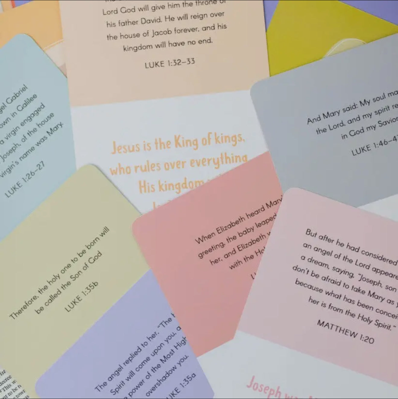 Advent Cards For Little Hearts (Flashcards)