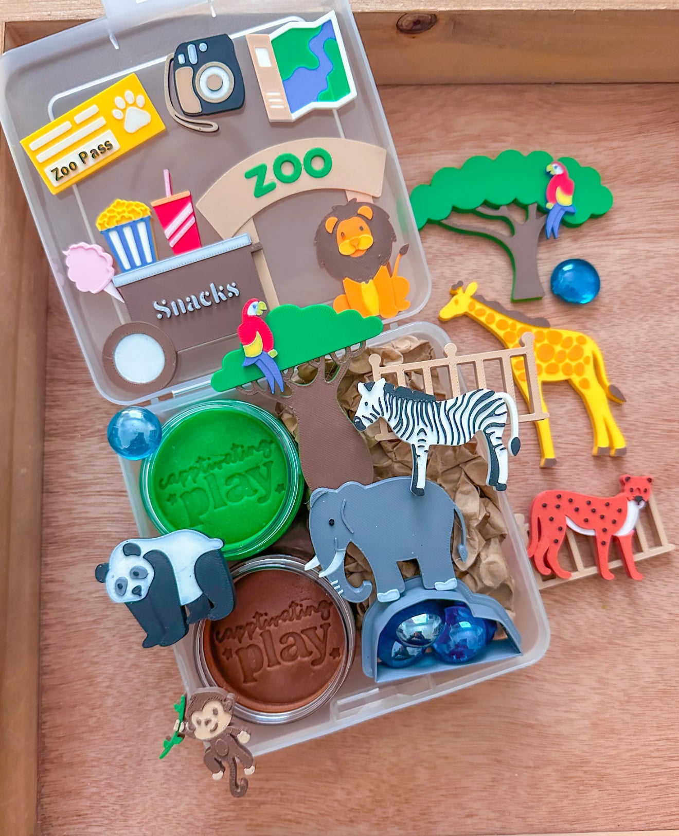 Zoo Day Playdough Kit