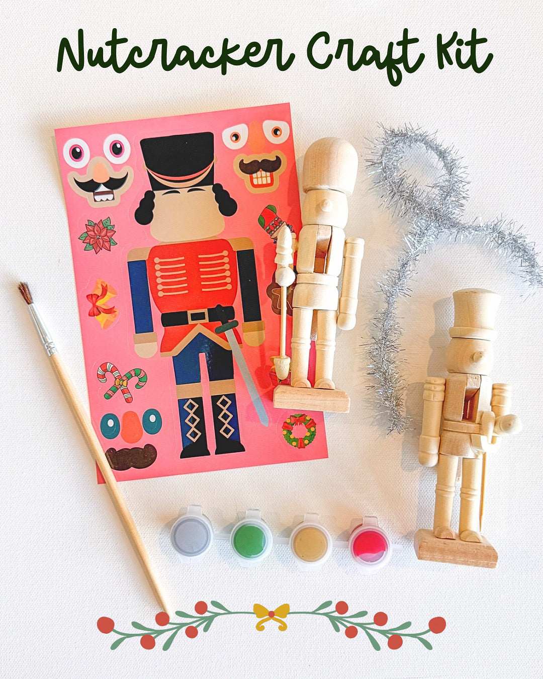 DIY Nutcracker Christmas Craft Kit