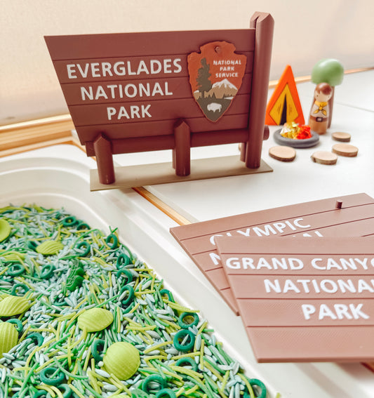 National Park Sign Set