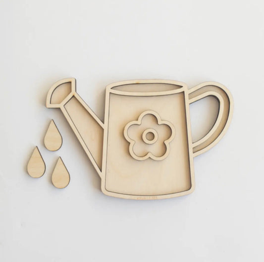 Watering Can Sensory Play Tray