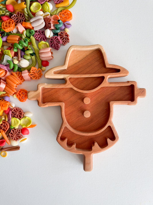 Wooden Scarecrow Tray