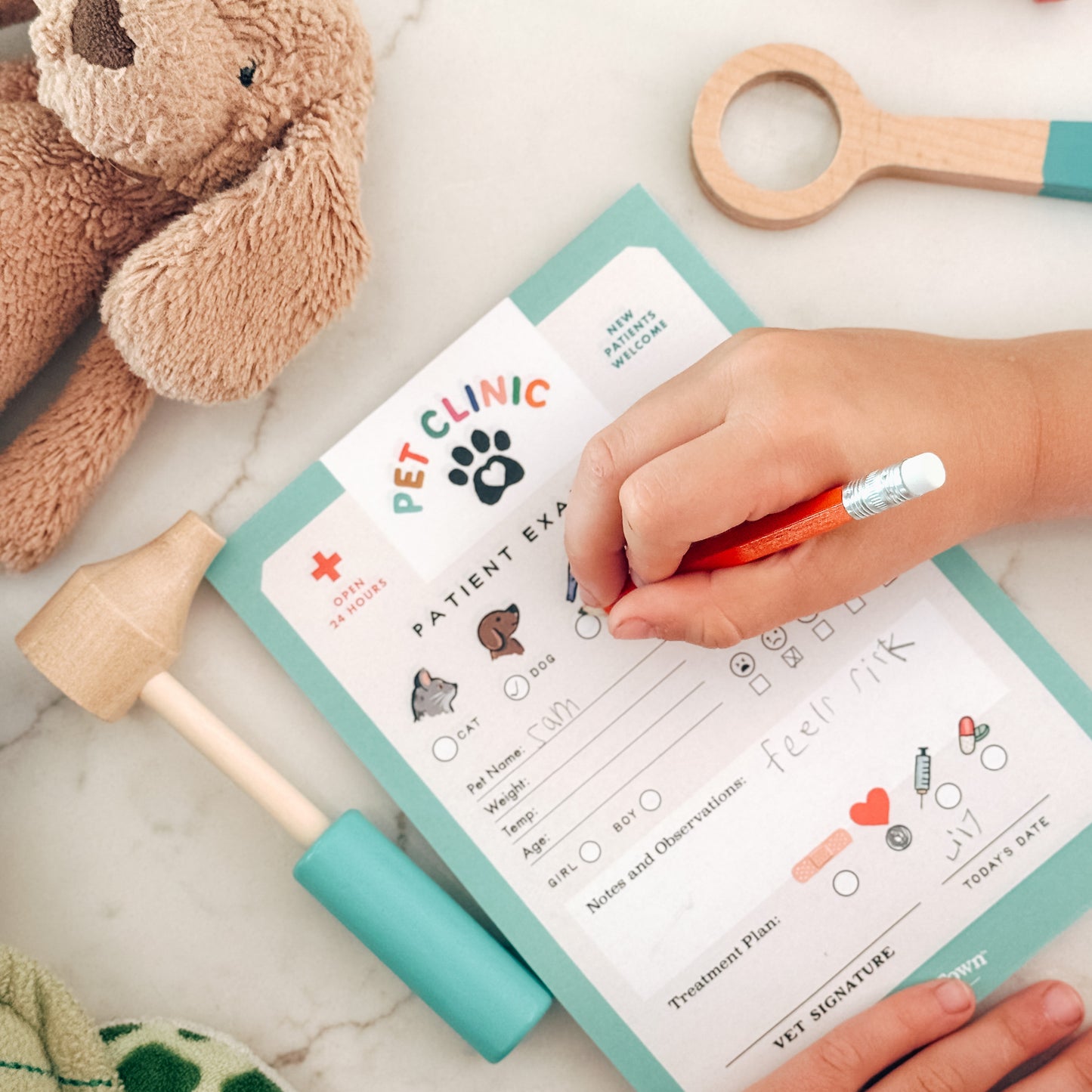 Tiny Town™ Play Notepad - Pet Clinic