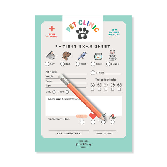 Tiny Town™ Play Notepad - Pet Clinic